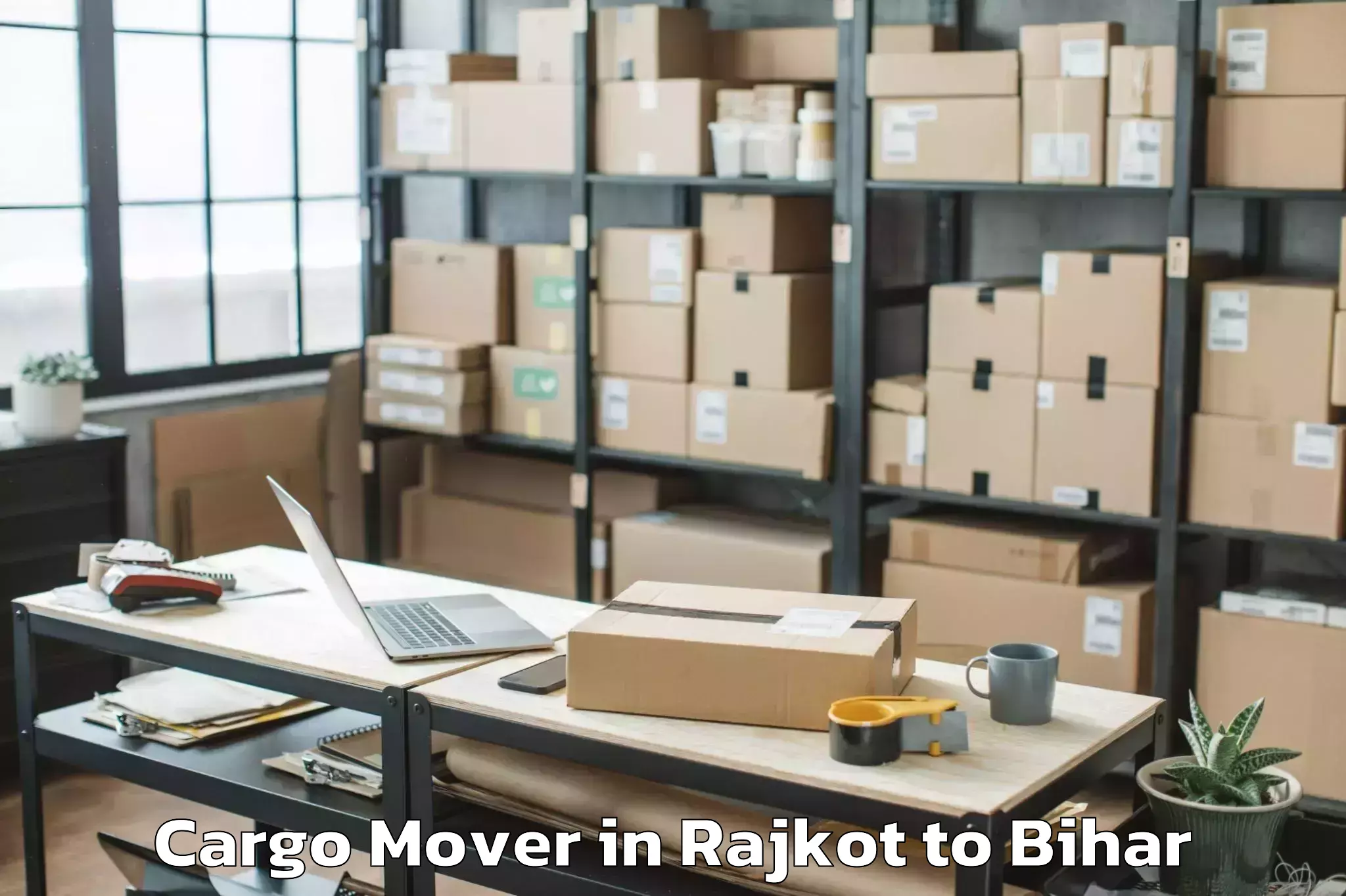 Reliable Rajkot to Teghra Cargo Mover